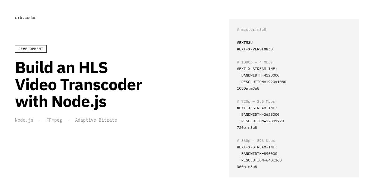 HLS Transcoder